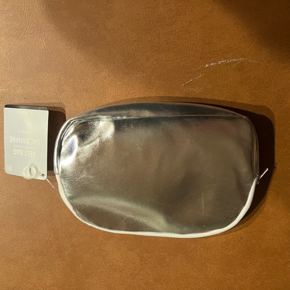 Silver Belt Bag